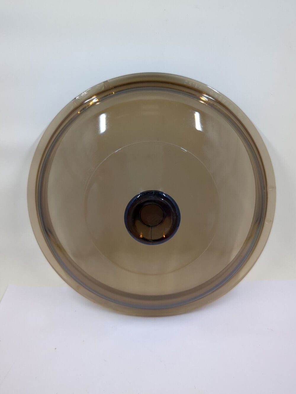 PYREX Corning Ware Lid Top Vision Amber Brown V-1.5-C 7.25" Round See Through